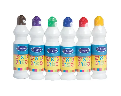 סט 6 צבעי גואש ספוג - 70 מ