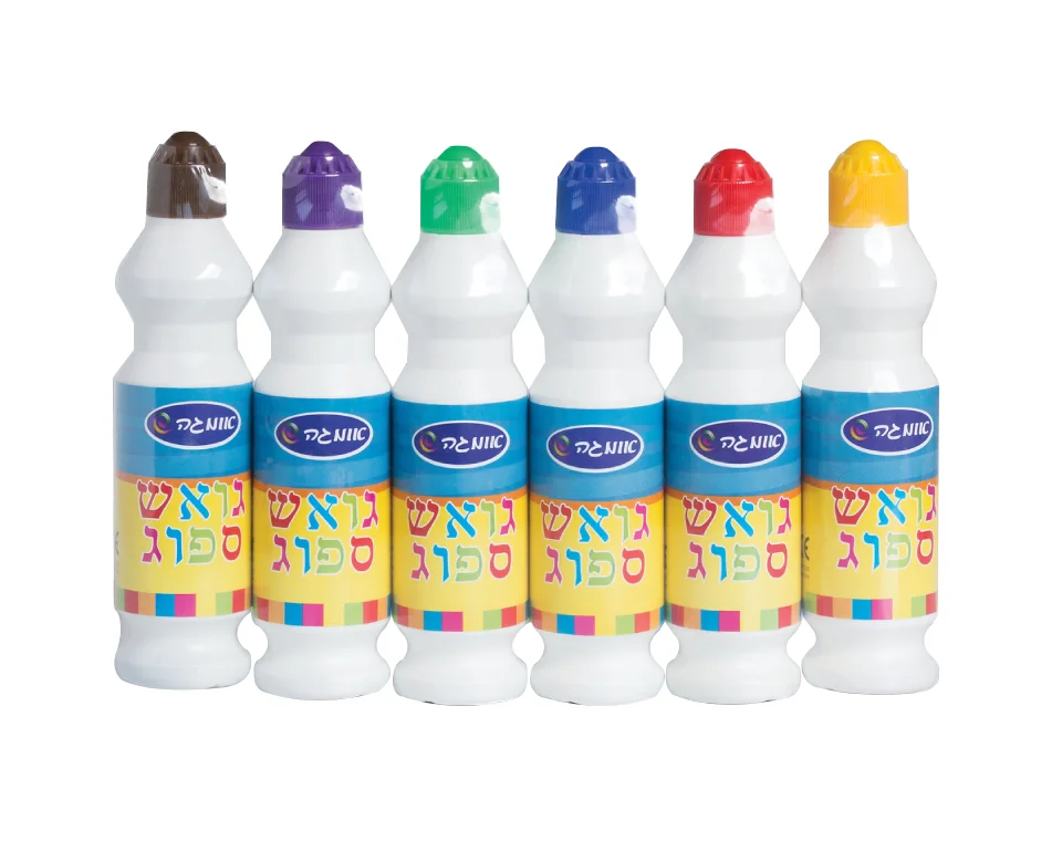 סט 6 צבעי גואש ספוג - 70 מ"ל