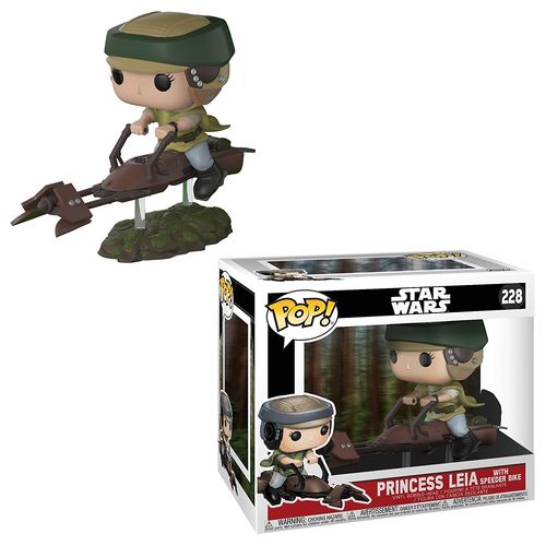 POP Star Wars- Speeder Bike w/ Leia- אריזה פגומה