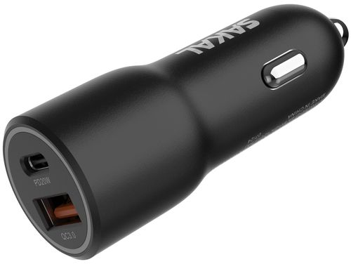 מטען רכב מהיר USB+TYPE-C 36W