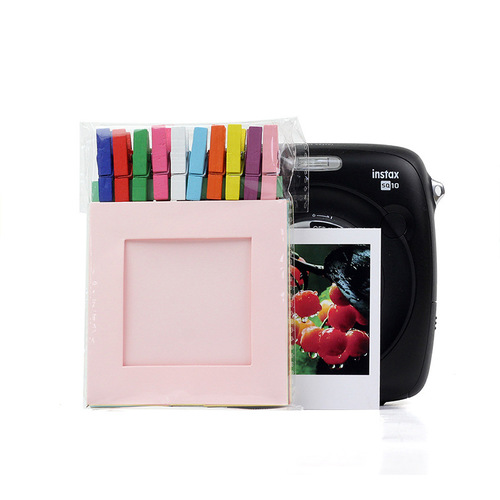 10 מסגרות תלייה מקרטון עם חבל ואטבים Fuji Instax Square 