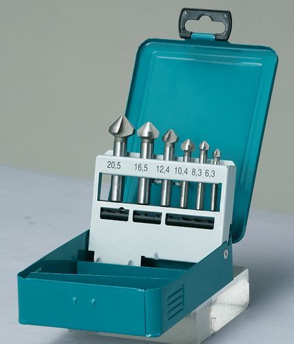 סט שקענים 6 יח' במארז מתכת  מתוצרת Makita 