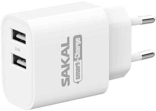 מטען USB עם 2 יציאות