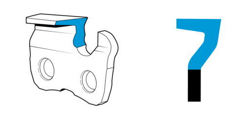 שרשרת 66ח 73LPX - 3\8 058 פרופיל מרובע אורגון
