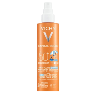 ספריי הגנה | מפני קרינת השמש | מתאים לילדים | 50SPF+ | מכיל 200 מ"ל וישי | Vichy