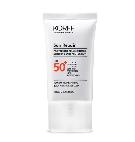 קרם לחות לפנים Korff SUN REPAIR SOOTHING FACE FLUID  40 ml