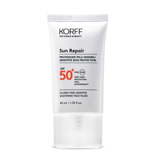 קרם לחות לפנים Korff SUN REPAIR SOOTHING FACE FLUID  40 ml