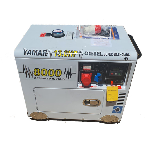 גנרטור דיזל מושתק 6500W תלת פאזי מדגם G8000I 