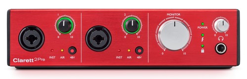 Focusrite Clarett+ 2Pre Audio Interface