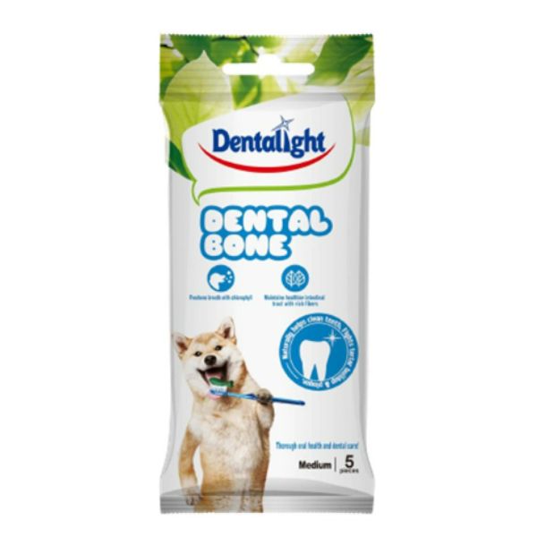 חטיף לכלב DENTAL BONE עלה דנטלי מארז 5 יח