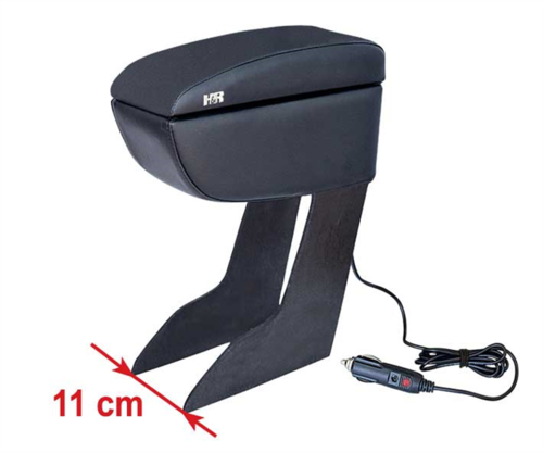 משענת יד מפוארת לרכב עם שקע USB