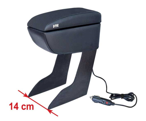 משענת יד מפוארת לרכב עם שקע USB