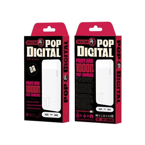 מטען נייד WEKOME WP-01 10,000mAh שחור