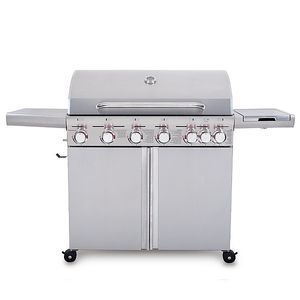 גריל גז פרימיום 6 מבערים + כירת צד,77.000 BTU KYQ-6S0  SMART  סמארט 