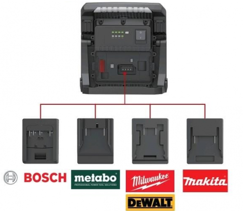 גוף פנס LED נטען 4500 לומן מתאים לכל הסוללות SIGNET 096088