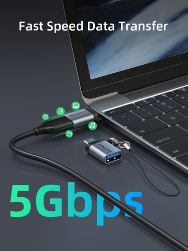 מתאם USB Type C Male To USB 3.0 Female OTG Adapter