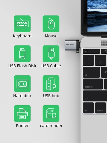 מתאם USB Type C Male To USB 3.0 Female OTG Adapter
