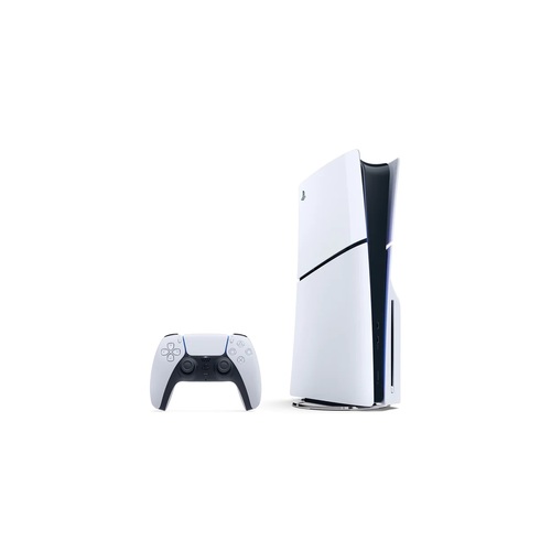 קונסולת Sony PlayStation 5 Slim לבנה עם כונן דיסקים