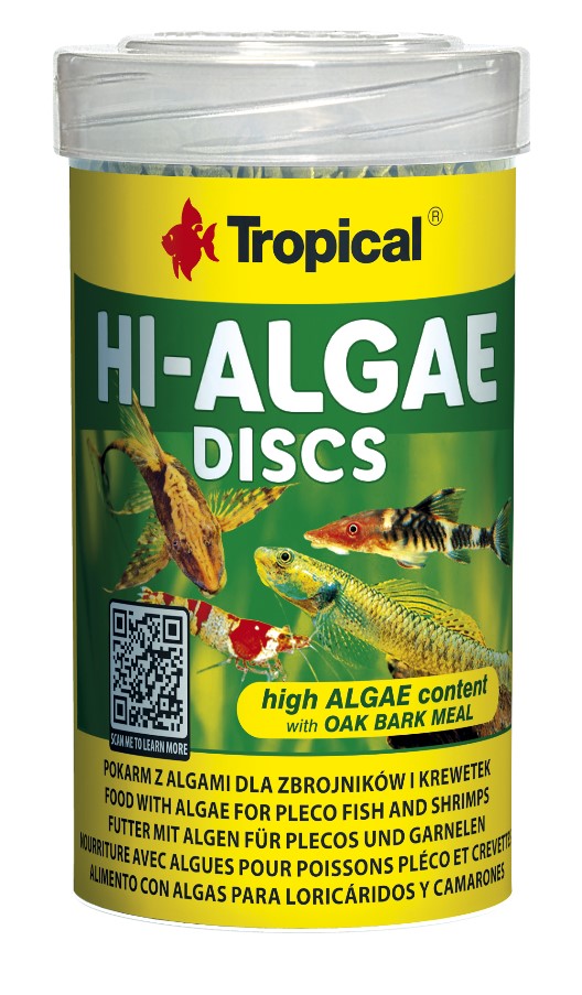 טרופיקל מזון טבליות שוקעות צמחי Hi-Algae 250ml
