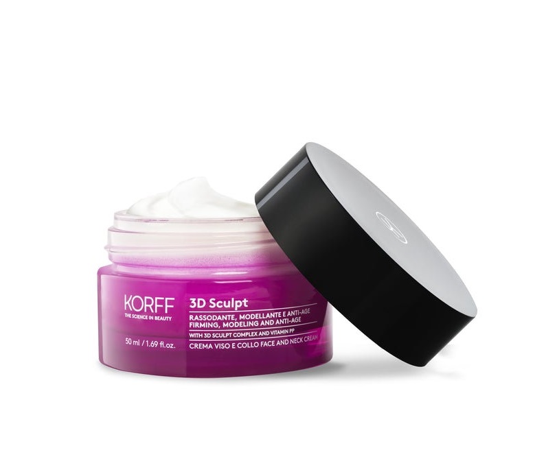 קרם פנים   Korff  SCULPT FACE AND NECK CREAM  3D 50 ml