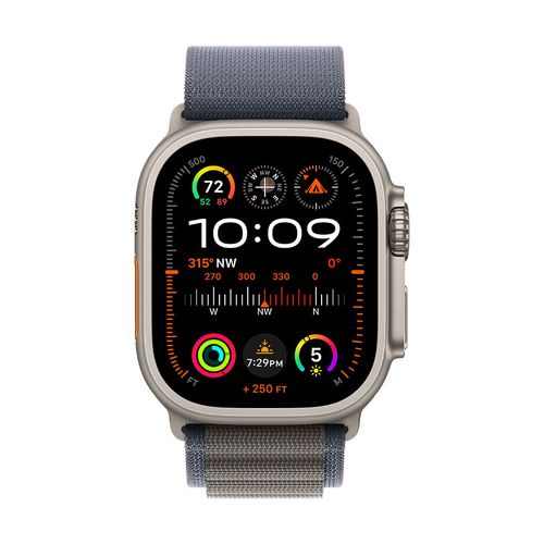 שעון חכם Apple Watch Ultra 2 Alpine Loop GPS + Cellular – מבית Apple (צבע כחול)