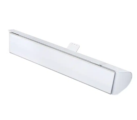 מקרן חום פרימיום במראה זכוכית לבנה אלגנטי – CAESAR Solarium CW2