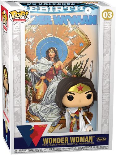 POP Comic Cover: Wonder Woman (Rebirth) On Throne - אריזה פגומה