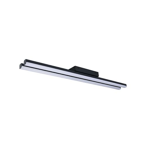 לינארי כפול לתקרה סדרת מוד שחור 90 ס''מ 40W IP44 4000K יורולוקס 
