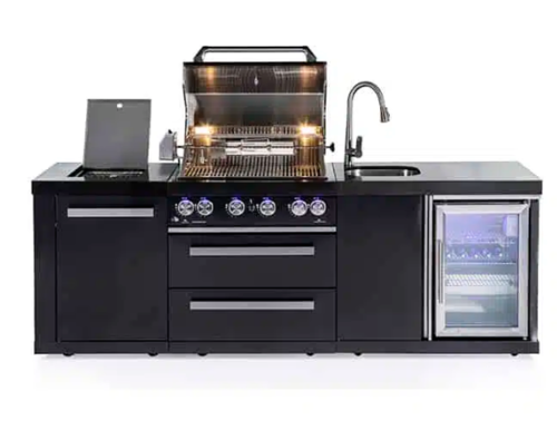 CAESAR 4 BLACK EDITION גריל + כיור + מקרר 