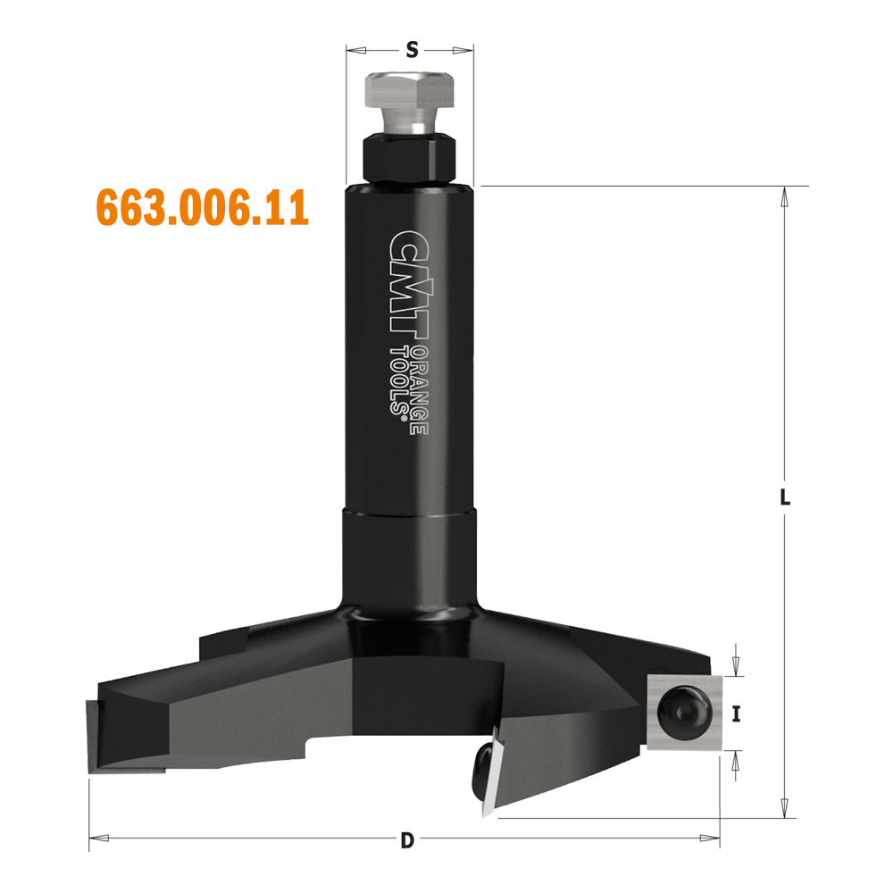 כרסום שימות מתחלפות לניקוי שטח 100x12x90 Z=4 קנה 20 מ"מ