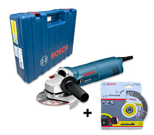 משחזת זווית בוש BOSCH GWS 1400 במזוודה + דיסק יהלום במתנה 