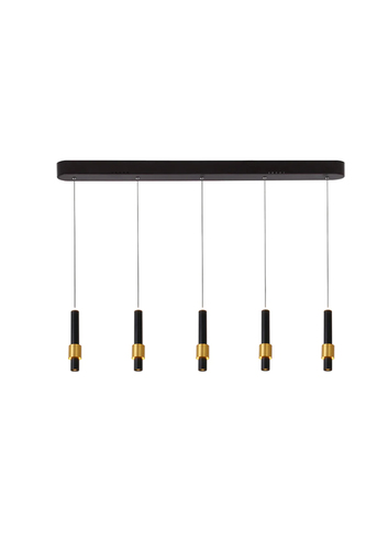  מנורת תלייה BRISEL צילינדר לד חמישיה 12W*5