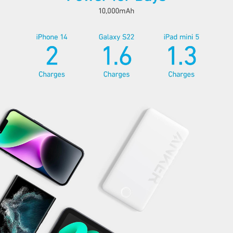 סוללת גיבוי Anker 323 PowerCore PIQ 10,000mAh