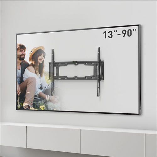 דגם +E400 - זרוע ברקן קבועה עם פטנט נעילת בריח למסכי 13-90 אינץ'