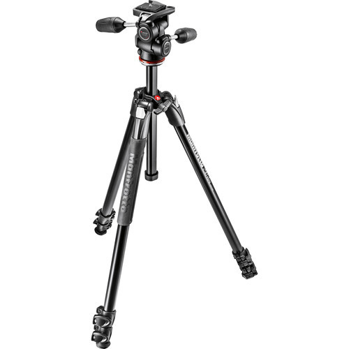 Manfrotto MK290XTA3-3WUS 290 Xtra חצובת אלומיניום עם ראש 3 צירים