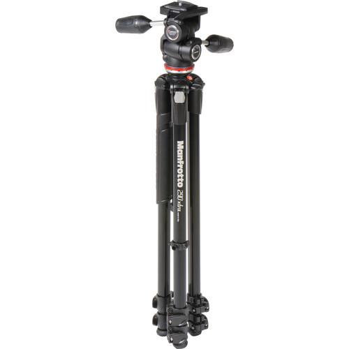 Manfrotto MK290XTA3-3WUS 290 Xtra חצובת אלומיניום עם ראש 3 צירים