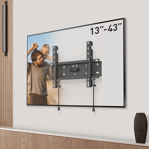 דגם E20 - זרוע ברקן קבועה עם נעילה קפיצית למסכי 13-43 אינץ'