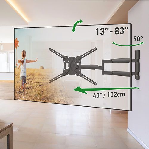 דגם BM443XL - זרוע ברקן ארוכה במיוחד למסכי 13-83 אינץ