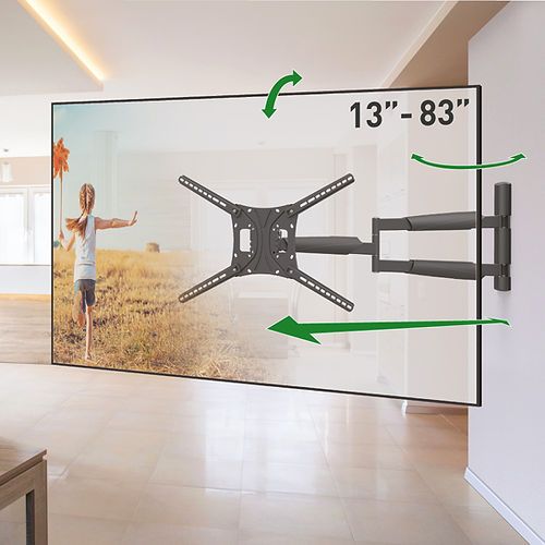 דגם BM443XL - זרוע ברקן ארוכה במיוחד למסכי 13-83 אינץ