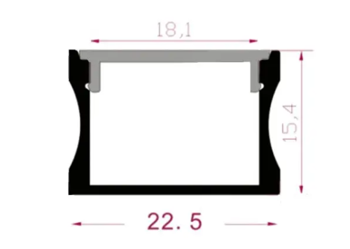פרופיל אלומיניום 2216 ACTEC