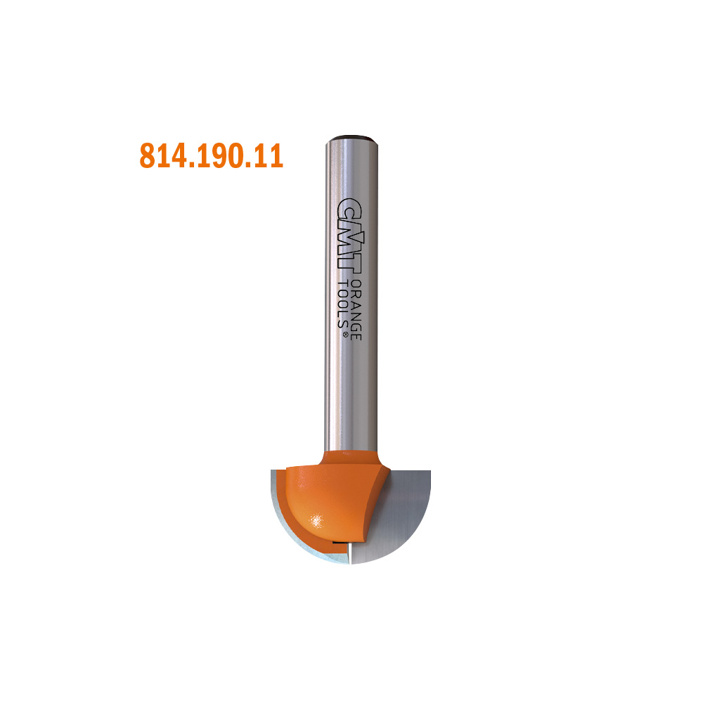 רוטר רדיוס חצי עיגול 15.8x9.5x50.8 R=8 Z=2 קנה 6.35 מ"מ