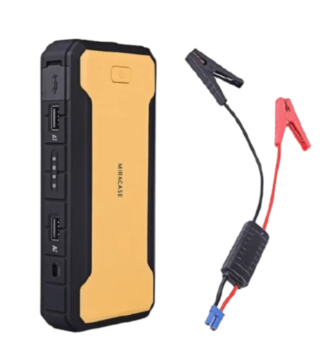 סוללת חירום 12000mAH להתנעת הרכב MIRACASE