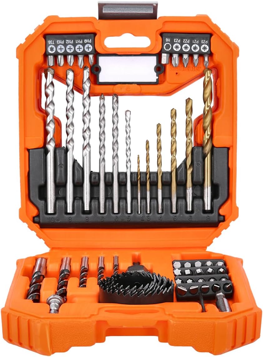 סט רב שימושי 56 אביזרים ומקדחים במזוודה WellCut WC-DB56