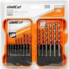 סט 15 מקדחי אבן ובטון למקדחה WellCut WC-MDB15
