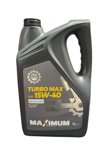 ‏שמן מנוע Maximum Turbo Max 15W-40 | ‏7 ליטר