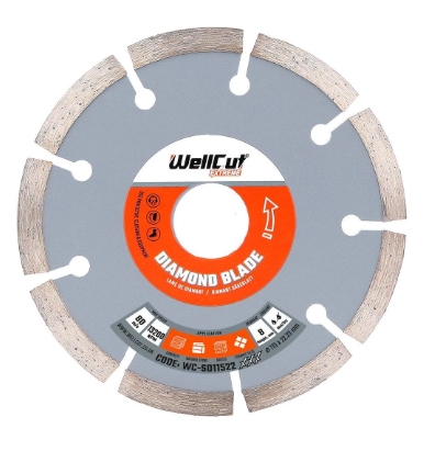 דיסק יהלום "4.1/2 למשחזת זווית - מיועד לבטון - WellCut EXTREME 115-22