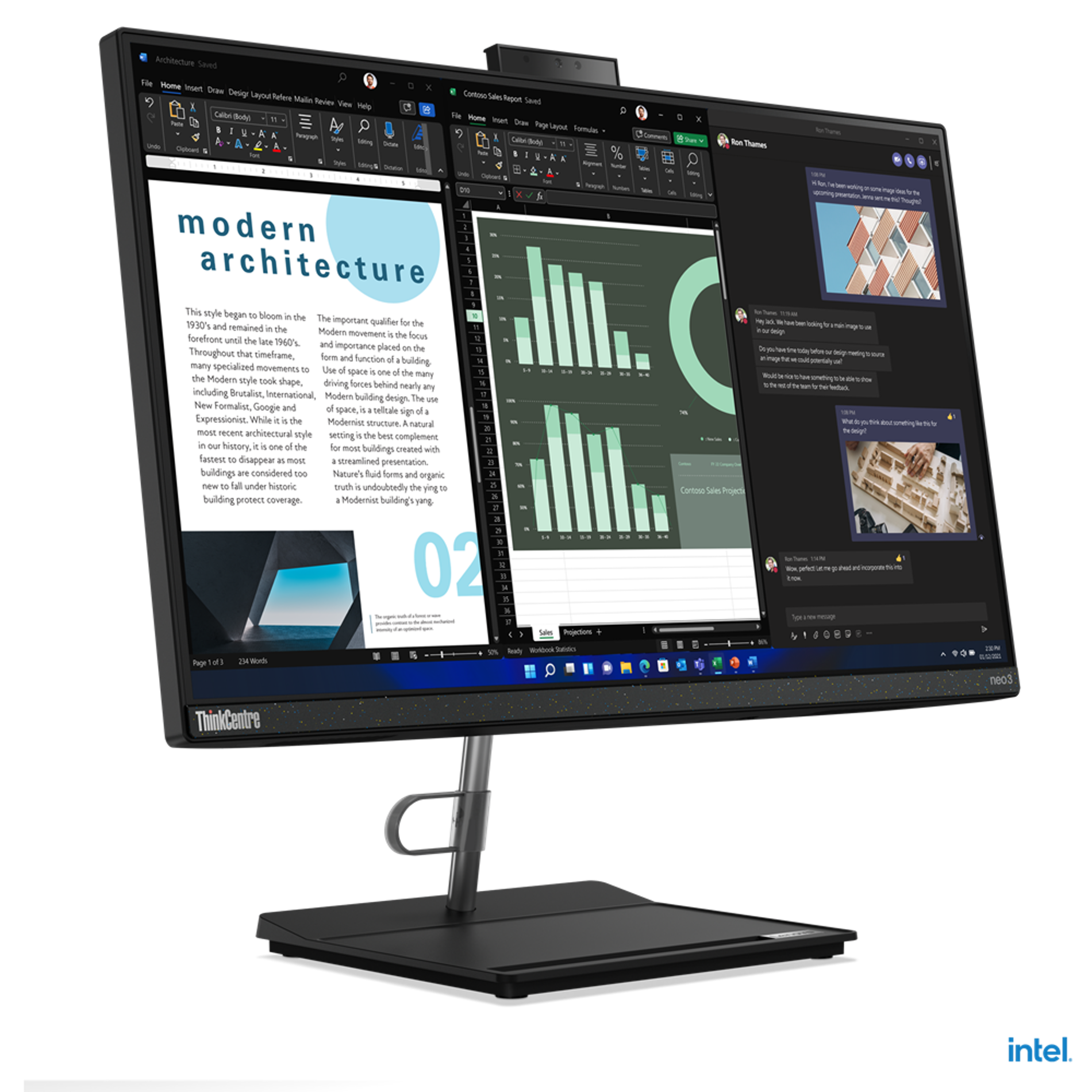 Lenovo ThinkCentre neo 30a 24 12CE0028IV ‏23.8 ‏אינטש