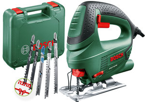 מסור אנכי חשמלי BOSCH PST 670 500W + סט 5 מסוריות מתנה