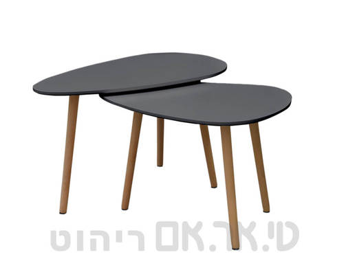 סט שולחן טיפה-שחור