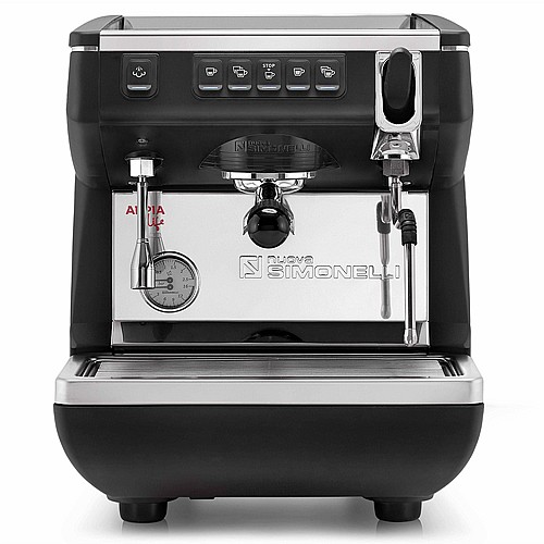 מכונת אספרסו מקצועית לבתי עסק Nuova Simonelli Apia Life ראש אחד- שחור